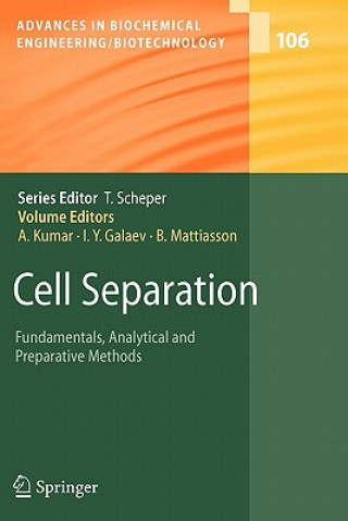 Knjiga Cell Separation Ashok Kumar