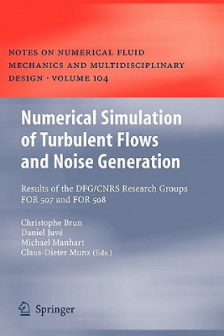 Książka Numerical Simulation of Turbulent Flows and Noise Generation Christophe Brun