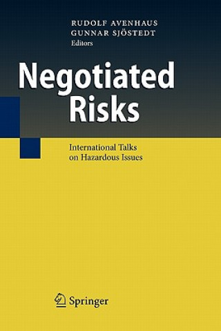 Kniha Negotiated Risks Rudolf Avenhaus