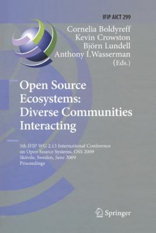 Książka Open Source Ecosystems: Diverse Communities Interacting Cornelia Boldyreff