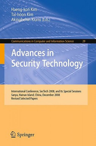 Kniha Advances in Security Technology Haeng-Kon Kim