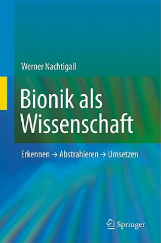 Könyv Bionik Als Wissenschaft Werner Nachtigall