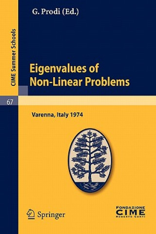 Könyv Eigenvalues of Non-Linear Problems G. Prodi