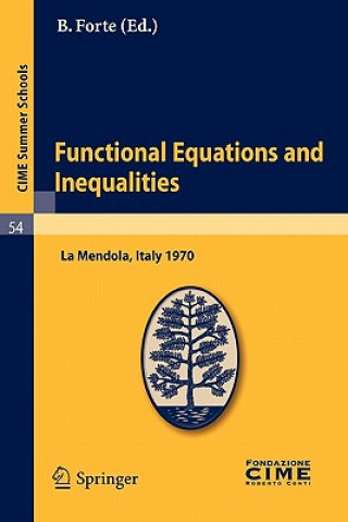 Buch Functional Equations and Inequalities B. Forte