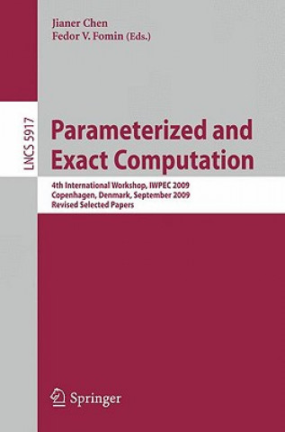 Boek Parameterized and Exact Computation Jianer Chen