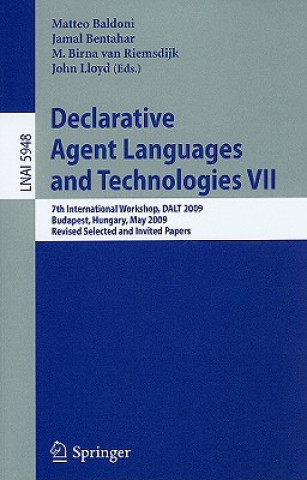 Carte Declarative Agent Languages and Technologies VII Matteo Baldoni