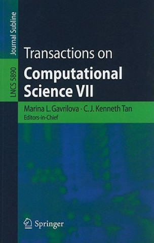 Carte Transactions on Computational Science VII Marina L. Gavrilova