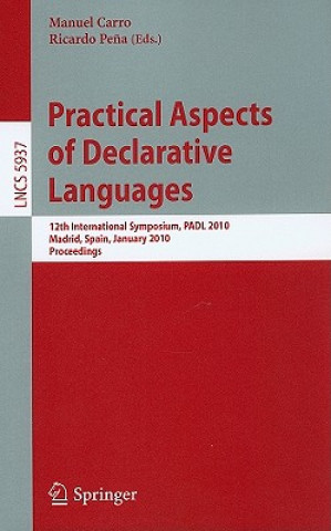 Книга Practical Aspects of Declarative Languages Manuel Carro