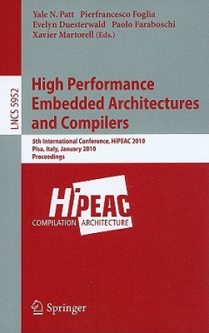 Libro High Performance Embedded Architectures and Compilers Yale N. Patt