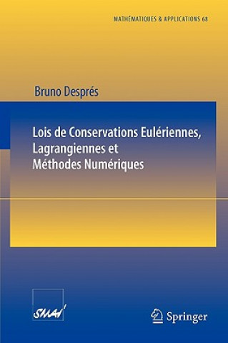 Książka Lois de Conservations Eulériennes, Lagrangiennes et Méthodes Numériques Bruno Després