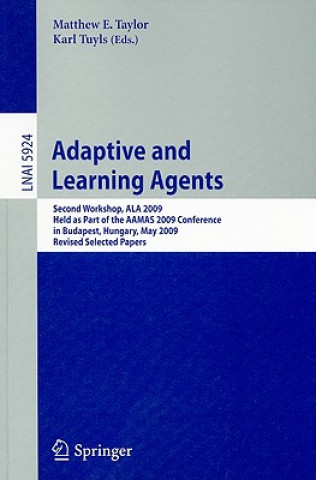 Buch Adaptive Learning Agents Matthew E. Taylor