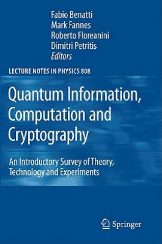 Kniha Quantum Information, Computation and Cryptography Fabio Benatti