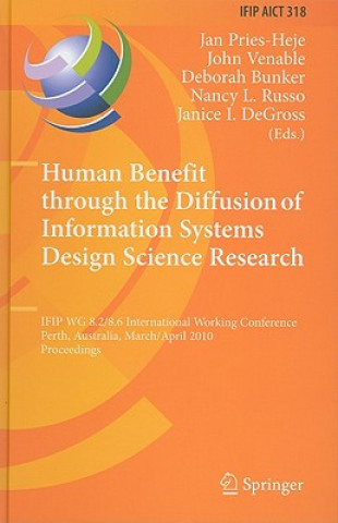 Carte Human Benefit through the Diffusion of Information Systems Design Science Research Jan Pries-Heje