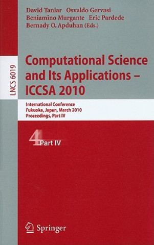 Livre Computational Science and Its Applications - ICCSA 2010 David Taniar