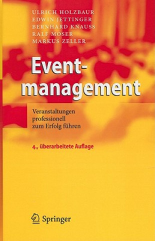 Buch Eventmanagement Ulrich Holzbaur