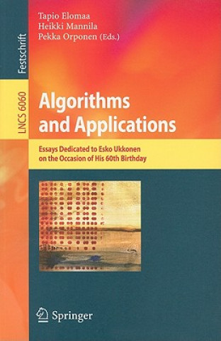 Kniha Algorithms and Applications Tapio Elomaa