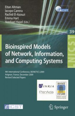 Könyv Bioinspired Models of Network, Information, and Computing Systems Yezekael Hayel