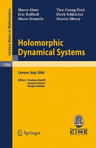 Buch Holomorphic Dynamical Systems Graziano Gentili