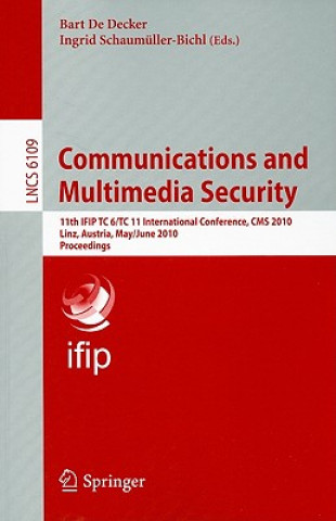 Livre Communications and Multimedia Security Bart De Decker