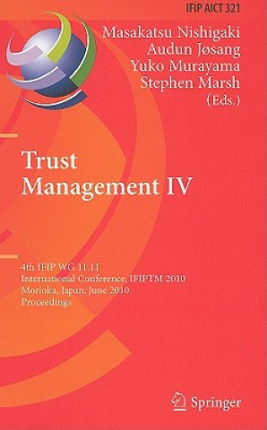 Könyv Trust Management IV Masakatsu Nishigaki