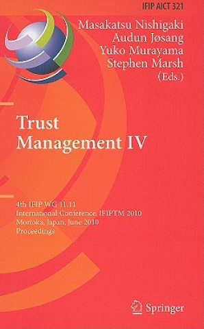 Buch Trust Management IV Masakatsu Nishigaki