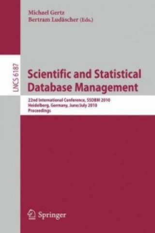 Kniha Scientific and Statistical Database Management Michael Gertz