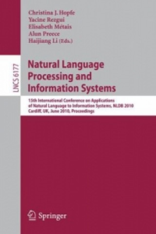 Kniha Natural Language Processing and Information Systems Christina J. Hopfe