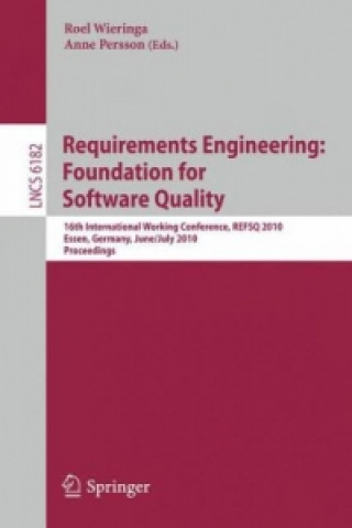 Książka Requirements Engineering: Foundation for Software Quality Roel Wieringa