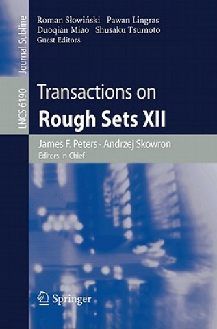 Książka Transactions on Rough Sets XII Roman Slowinski