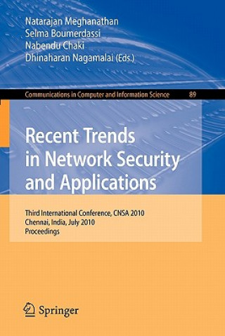 Kniha Recent Trends in Network Security and Applications Natarajan Meghanathan