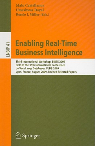 Carte Enabling Real-Time Business Intelligence Malu Castellanos