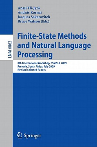 Carte Finite-State Methods and Natural Language Processing Anssi Yli-Jyrä