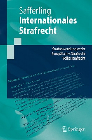 Buch Internationales Strafrecht Christoph J. M. Safferling