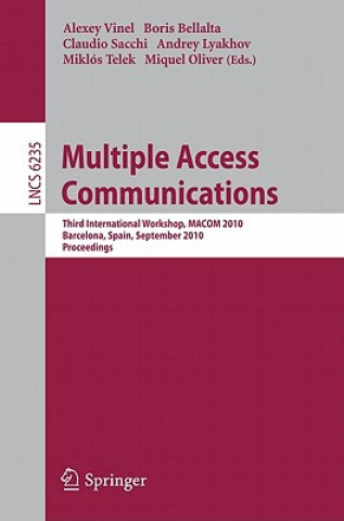 Książka Multiple Access Communications Alexey Vinel