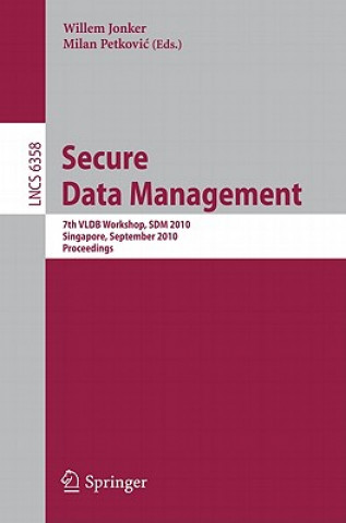 Könyv Secure Data Management Willem Jonker