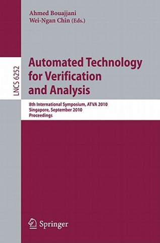 Kniha Automated Technology for Verification and Analysis Ahmed Bouajjani