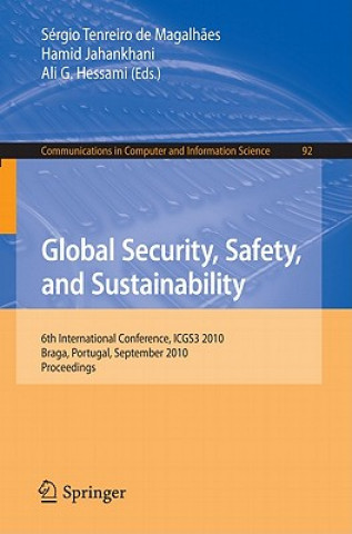 Kniha Global Security, Safety, and Sustainability Sergio Tenreiro de Magalhaes