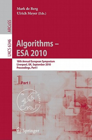 Книга Algorithms - ESA 2010 Mark de Berg