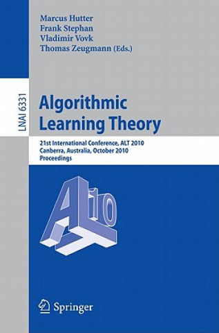Βιβλίο Algorithmic Learning Theory Marcus Hutter