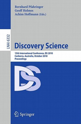 Książka Discovery Science Bernahrd Pfahringer