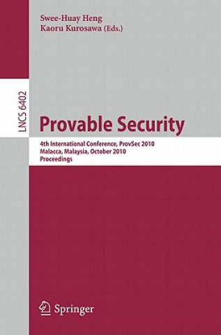 Kniha Provable Security Swee-Huay Heng