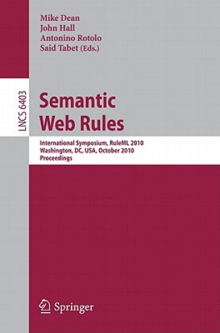 Book Semantic Web Rules Mike Dean