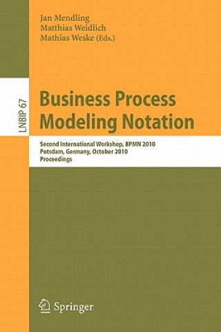 Kniha Business Process Modeling Notation Jan Mendling
