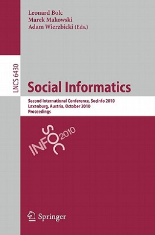 Kniha Social Informatics Leonard Bolc