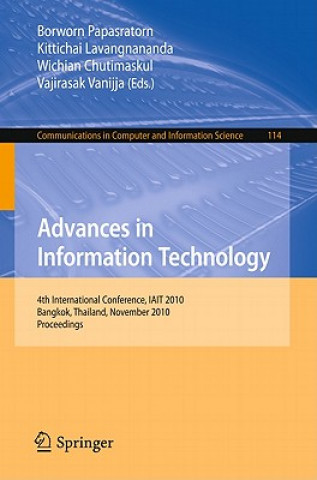 Könyv Advances in Information Technology Borworn Papasratorn