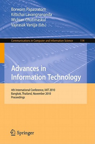 Carte Advances in Information Technology Borworn Papasratorn