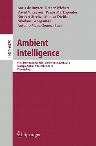 Kniha Ambient Intelligence Boris De Ruyter