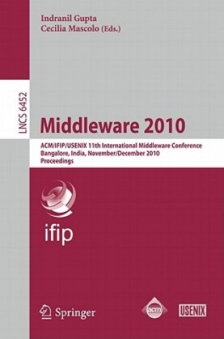 Kniha Middleware 2010 Indranil Gupta