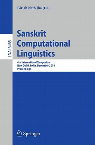 Książka Sanskrit Computational Linguistics Girish Nath Jha