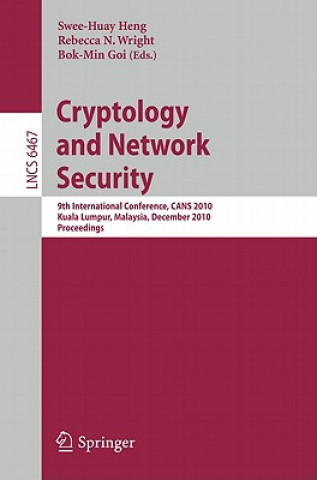 Kniha Cryptology and Network Security Swee-Huay Heng
